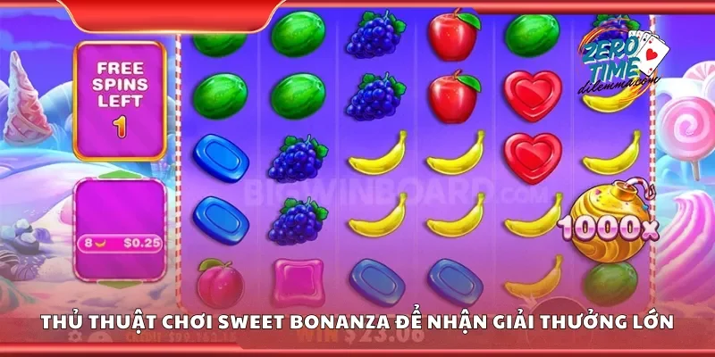 Thủ thuật chơi sweet bonanza để nhận giải thưởng lớn
